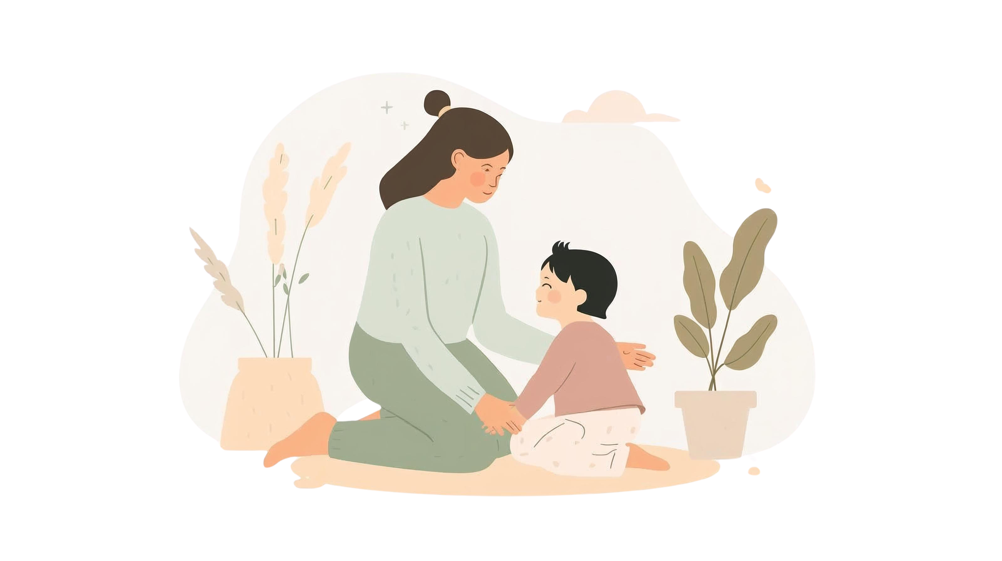 Peaceful Cubs guides flat‑lay mockup